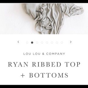 Lou Lou & Company Ryan Ribbed Top and Bottom Set